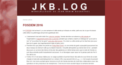 Desktop Screenshot of blog.jkbockstael.be